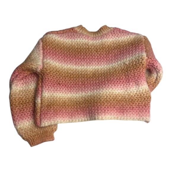 Zara Striped Cropped Sweater - Picture 2 of 4